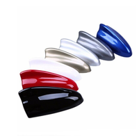Antenne de voiture universelle JDM Racing noire Super Shark Fin avec fonction AM FM et base adhésive