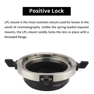 Adaptateur d'objectif XPIMAGE LPL vers E compatible avec les objectifs Arri LPL pour appareil photo <span class=keywords><strong>Sony</strong></span> E Mount <span class=keywords><strong>FX30</strong></span> Venice A7M3 - Product Image 4