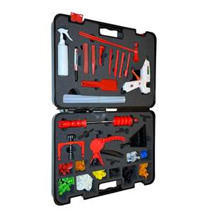 Ensemble complet de 145 pièces d'équipement de débosselage sans peinture Outil de réparation de carrosserie avec éponge dans un sac pratique - Product Image 1