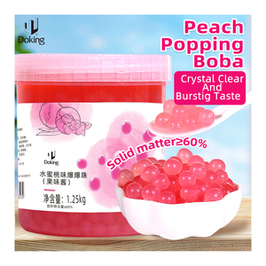 Bán buôn trà bong bóng popping BOBA Balls mật ong flavour khoai mì ngọc trai <span class=keywords><strong>Syrup</strong></span> Halal chứng nhận nước ép trái cây nhà cung cấp nước ép trái cây - Product Image 2