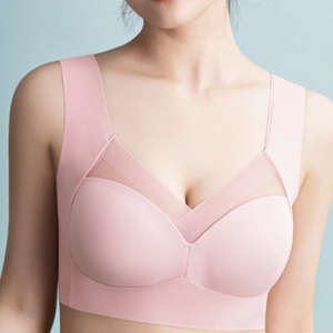 Sujetador sin Costuras para Mujer, Sujetador de una Pieza con Cobertura <span class=keywords><strong>Completa</strong></span>, Sujetador sin Espalda, Sujetador sin Costuras - Product Image 4