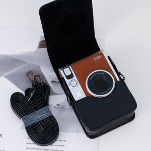 <span class=keywords><strong>Mini</strong></span> pour <span class=keywords><strong>Instax</strong></span> <span class=keywords><strong>Mini</strong></span> <span class=keywords><strong>EVO</strong></span> + étui de protection à bandoulière Vintage Simple en cuir PU avec broderie autocollant serviette sacs pour appareil photo - Product Image 6
