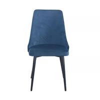 Chaise de salle à manger en velours très vendue