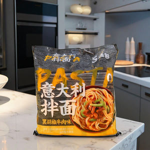 Fideos Mixtos Italianos Altamente Recomendados, Fideos Instantáneos Fritos en Bolsa para Días Ajetreados, Solución de <span class=keywords><strong>Comida</strong></span> Rápida - Product Image 1