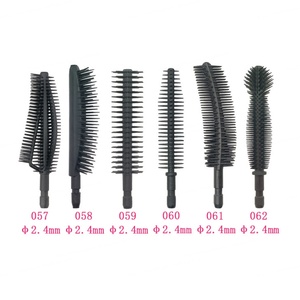 Tête de brosse à mascara en silicone remplaçable, super douce, personnalisable, réutilisable, peigne à cils, plusieurs formes, brosse à mascara en silicone - Product Image 5