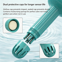 Sistema de Monitoreo de Calidad del Agua Inteligente WiFi 8 en 1 Lonnmeter LONN-WM04 para Piscinas, pH, ORP, TDS, EC, Cloro, Temperatura