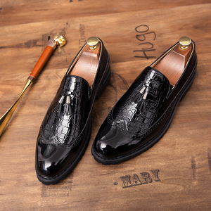 Mocassins à pampilles pour hommes, taille 14, couleur or, pour <span class=keywords><strong>mariage</strong></span>, vente en gros, chaussures habillées, imperméables, respirantes, antidérapantes, hiver - Product Image 5