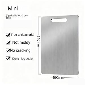 เขียงสเตนเลสขนาดใหญ่ ยং<span class=keywords><strong>ฉี</strong></span> FXCB ใช้ได้สองแบบ ป้องกันเชื้อรา ป้องกันแบคทีเรีย แผ่นรองครัว สำ<span class=keywords><strong>ห</strong></span>รับหั่นอาหาร นำเข้า - Product Image 6