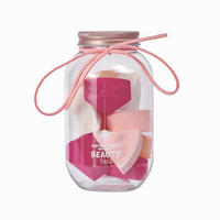 2022 fond de teint cosmétique poudre bouffée pot motif maquillage éponge mélangeur doux produit de beauté avec logo d'outils personnalisés