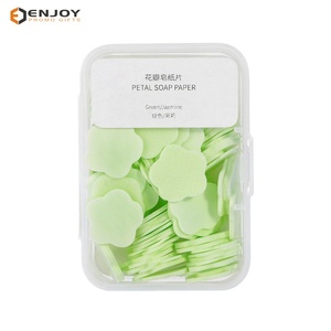 Tùy Chỉnh Xách Tay Cánh Hoa Máy Tính Bảng Xà Phòng Du Lịch Nguồn Cung Cấp Dùng Một Lần Rửa Tay Máy Tính Bảng - Product Image 3