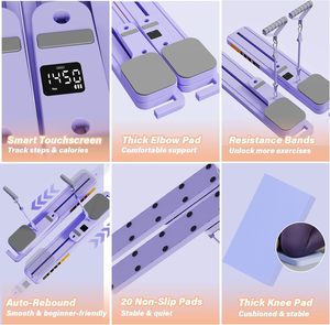 RS OEM nhà phòng tập thể dục đa chức năng tập thể dục <span class=keywords><strong>AB</strong></span> chia con lăn bánh xe bụng Pilates Board Pilates máy cho đầy đủ cơ thể tập thể dục - Product Image 6