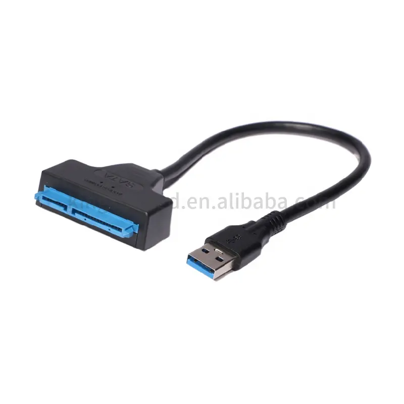 SATA to Dual USB3.0 2.0 Powered SATA 22 Pin Hard Drive USB 3.0 Cable High Speed Adapter Cable for External 2.5 inch SATA HDD SSD