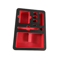 Insert en mousse EVA de protection personnalisé haute densité pour emballage d'usine, conception de boîte en mousse, insert en mousse noire