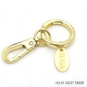Accessoires de sac de qualité supérieure, étiquettes en métal, breloques, étiquettes personnalisées avec fermoir, anneau en <span class=keywords><strong>O</strong></span> - Product Image 4
