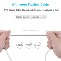 Cable de Carga Rápida 2A Tipo-C Trenzado de 8 Pines, 1m/2m, Cobre Puro, PVC, para iPhone 14/13/12/11 Pro Max y Computadora