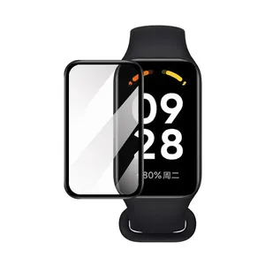 Pmma Tpu Gebogen Rand Volledig Zacht Beschermend Film Horloge Screen Protector Case Voor Xiaomi Redmi Band 2