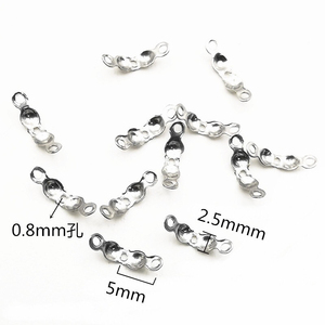 En gros Fermoir <span class=keywords><strong>de</strong></span> chaîne en acier inoxydable plaqué or véritable IP, accessoires <span class=keywords><strong>de</strong></span> bijouterie DIY pour colliers et composants <span class=keywords><strong>de</strong></span> perles - Product Image 3