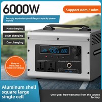 Station d'alimentation portable au lithium-ion pour l'extérieur, panneau solaire mobile pour le camping en plein air, voiture mobile, stockage d'énergie mobile haute puissance