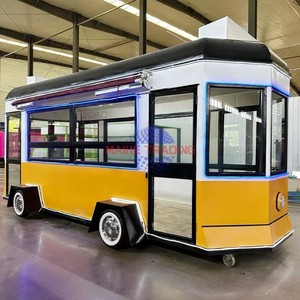 Carrito de Comida Ambulante Personalizado para Interiores, Quiosco de Comida, Camión de Comida Eléctrico, Cocina Móvil, Camión de Comida, Autobús para Fiestas - Product Image 2
