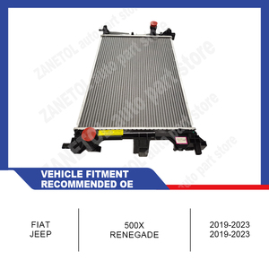 Radiador de motor ZANETOL 68430445AA, accesorios para coches, nuevo modelo caliente, piezas de automóvil para <span class=keywords><strong>FIAT</strong></span> 500X 2019-<span class=keywords><strong>2023</strong></span> para JEEP RENEGADE 2019-<span class=keywords><strong>2023</strong></span> - Product Image 2