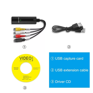 USB 2.0 Audio Video Capture Recorder Device <span class=keywords><strong>VHS</strong></span> to DVD Maker Converter for VCR DVR <span class=keywords><strong>VHS</strong></span> DVD TV Camcorder to PC Windows - Product Image 6