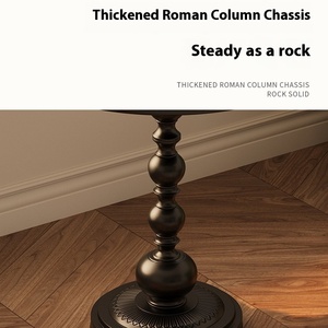 Modern <strong>Retro</strong> Iron <strong>Bedside</strong> <strong>Table</strong> Fashionable Small Coffee <strong>Table</strong> Storage for Household Balcony Living Room Furniture - Product Image 4