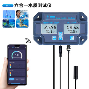 Monitor de Agua Inalámbrico 6 en 1 con Wifi para Acuario y Piscina: pH, TDS, EC, Salinidad y Temperatura - Product Image 5