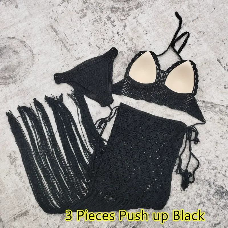 3 Pièces Push up Noir