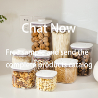 ANYA-Pot à céréales en plastique hermétique pour la cuisine, récipient de stockage d'aliments, boîte de conserve