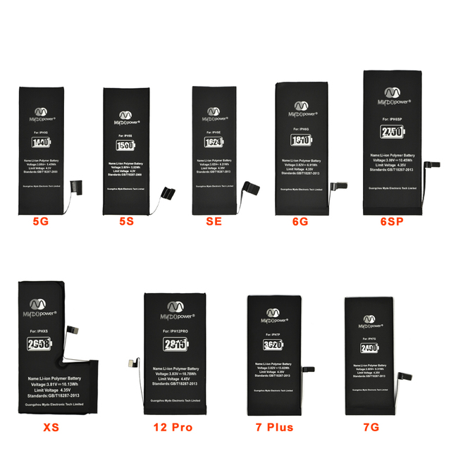Smart Phone Battery Replacement for iPhone 14 13 12 11 X XR 11Pro Max 13 Pro and SE Compatible with Cell Phones