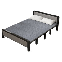 Lit souple pliant à cadre en fer moderne pour maison de location du fabricant Lit de sieste pliable portable et durable pour la maison du camping 60% de réduction