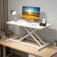 Poste de travail ergonomique de haute qualité pour le travail assis-debout, réglable en hauteur, convertisseur de bureau assis-debout en gros
