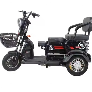 Tricycle électrique à batterie pour adultes à 3 places, 48V, véhicule de loisirs urbain, ouvert / Certificat EEC, vélo cargo - Product Image 3