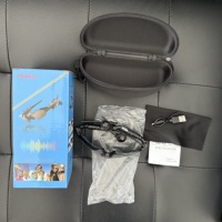 Lunettes Intelligentes 2-en-1 F01 avec Écouteurs Stéréo à Conduction Osseuse Ouverte pour Écouter de la Musique et Répondre aux Appels