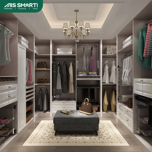 <span class=keywords><strong>Armario</strong></span> de Madera de Diseño Moderno y Elegante de Primera Calidad con Compartimentos Espaciosos, Construcción en MDF para Dormitorios de Hotel, Muebles de Lujo - Product Image 2