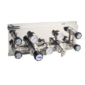 Colector de cambio de sistema de panel de control de <span class=keywords><strong>gas</strong></span> semiautomático de alta presión con regulador de argón para reducción de presión - Product Image 1