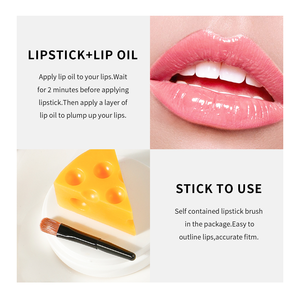 Sheloves 4 color natural hidratante nutritivo lindo formas color de lápiz labial cambio colágeno queso de bálsamo de labio - Product Image 4