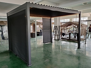 Pérgola de Aluminio para Jardín, Muebles de Exterior Resistentes a la Intemperie y Elegantes - Product Image 5
