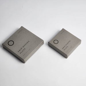 ロゴ印刷付きカスタムグレー紙段ボールミニ包装スクエアフラットボックス - Product Image 6