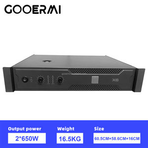 Amplificateur de puissance X4/X6/X8 2 canaux 450w/650w/800w 2U AMP Système de sonorisation Amplificateur de puissance intégré pour l'école KTV Utilisation en intérieur - Product Image 5