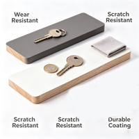 Kitchen Interior Rubber Wood Board Moisture Resistant Multi Color Rubber Wood Timber for Custom Cupboard Production