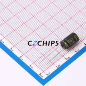 ตัวเก็บประจุอิเล็กโทรไลต์อะลูมิเนียมแบบ Through-Hole รุ่น RG035M221LO8*12TA-1A1Et ขนาด D8xL12 มม. 220uF 20% 35V 8 มม. - Product Image 2