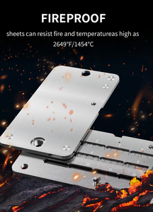 Acero Crypto Seed Frase Placa de respaldo Durable Mnemonic <span class=keywords><strong>Wallet</strong></span> Recovery Herramienta de almacenamiento para carteras frías - Product Image 4
