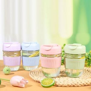 Vaso de vidrio doble personalizado al por mayor, de alto valor, para beber directamente en la oficina, ideal para fiestas, senderismo, servir leche, té, café y agua. - Product Image 1
