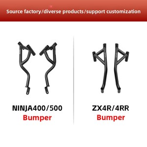 Compatible avec les barres de protection <span class=keywords><strong>Kawasaki</strong></span> ZX4R/4RR, les barres de course NINJA400/500, les pièces de modification de barre de protection avant Z500 - Product Image 1