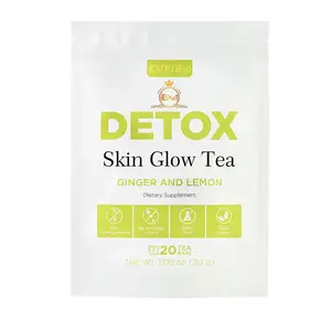 Private Label Herbal Beauty Tea Flower Ginger and Lemon flavored Tea Hibiscus Skin Glow Beauty whitening Tea