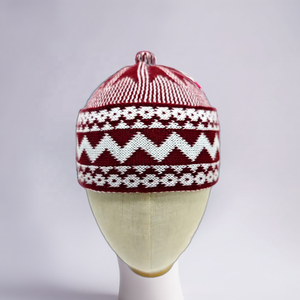 Chapeau de prière musulman brodé de qualité supérieure, en coton tricoté à 100 %, pour homme, usage quotidien, casquette ethnique - Product Image 1