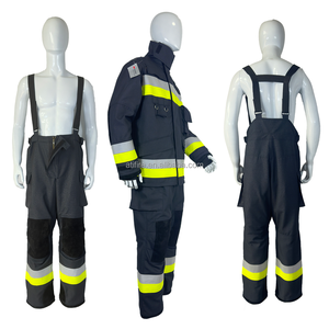 Combinaison ignifuge de pompier EN 469 en NOMEX pour pompiers, équipement de haute <span class=keywords><strong>performance</strong></span> pour pompiers, fournisseur OEM, prix d'usine - Product Image 2