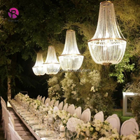 Lustre en cristal, support de lustre pour mariage avec support en arc, support à crochet pour décoration de mariage, fournitures de fête, accessoires