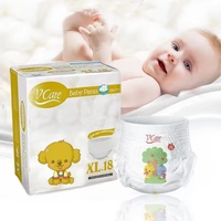 Pañales Desechables para Bebé de la Marca VCARE, Venta al por Mayor de Fábrica, Personalizables, Tipo Pull-Up, Pantalones de Entrenamiento, Protección Contra Fugas, Superficie Seca y Absorbente